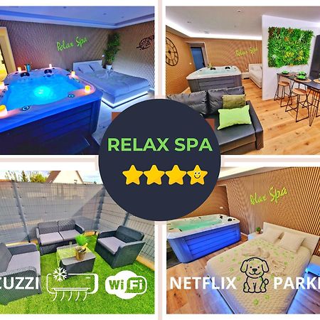 Relax Spa-4 Pers-Jacuzzi-Parking-Jardin-Clim-Colmar Muntzenheim Dış mekan fotoğraf