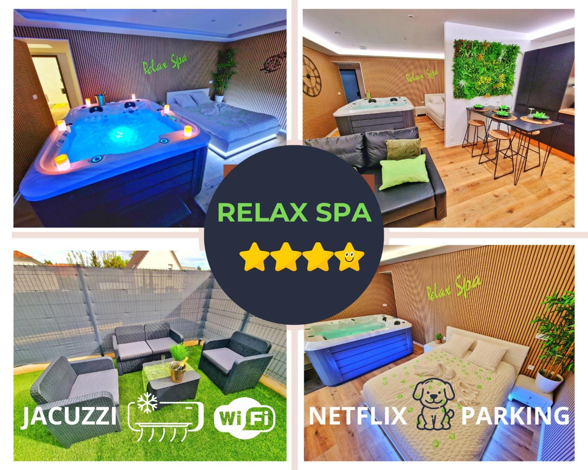 Relax Spa-4 Pers-Jacuzzi-Parking-Jardin-Clim-Colmar Muntzenheim Dış mekan fotoğraf